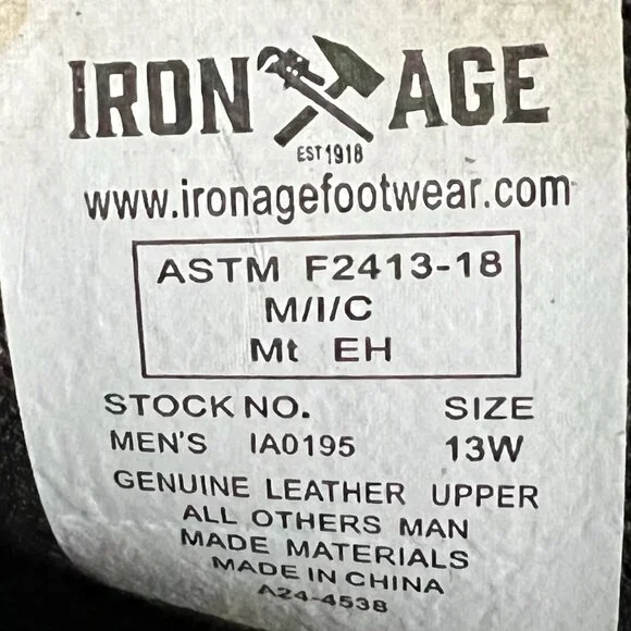 Iron Age work boots - Picture 2 of 5